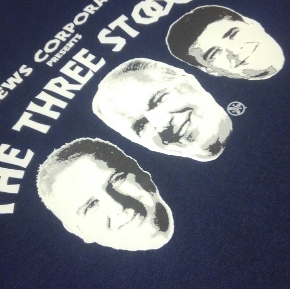 📺 FOX News 🔥 3 Stooges Shirt Rush Limbaugh Sean Hannity 📸 Glenn Beck - Picture 8 of 10